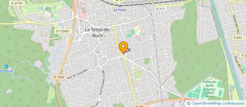 localisation de l'entreprise MONSIEUR FERDINAND LACOMBE  PAU