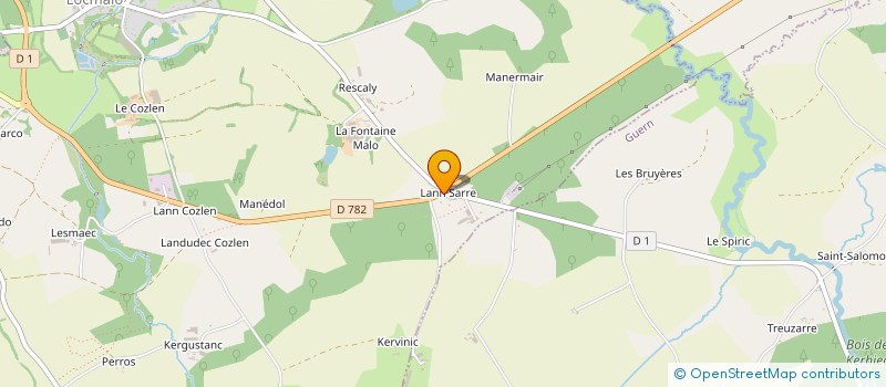 localisation de l'entreprise MONSIEUR FERDINAND LE SAUX à LOCMALO