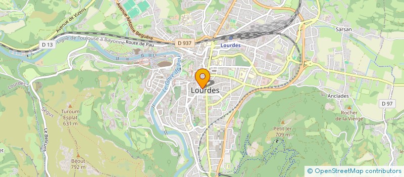 localisation de l'entreprise MONSIEUR FERDINAND LENDOYE à LOURDES