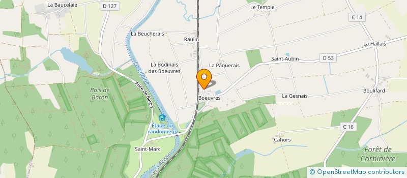 localisation de l'entreprise MONSIEUR FERDINAND LOTON  VALLONS-DE-L'ERDRE