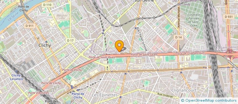 localisation de l'entreprise MONSIEUR FERDINAND MILON à SAINT-OUEN-SUR-SEINE