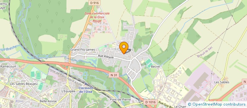 localisation de l'entreprise MONSIEUR FERDINAND MOUKETE  FITZ-JAMES