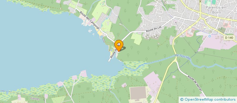 localisation de l'entreprise MONSIEUR FERDINAND PERROT  PARENTIS-EN-BORN