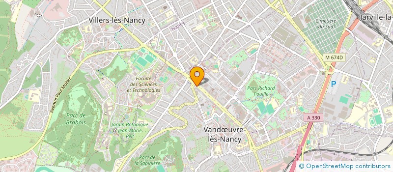 localisation de l'entreprise MONSIEUR FERDINAND PUGGIA à VANDŒUVRE-LES-NANCY