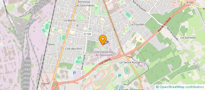 localisation de l'entreprise MONSIEUR FERDINAND RODRIGUES DE OLIVEIRA  LE MANS