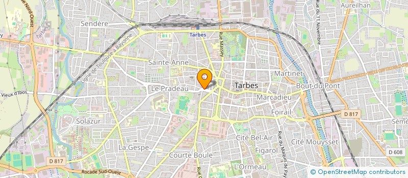 localisation de l'entreprise MONSIEUR FERDINAND SALLADARRE  TARBES