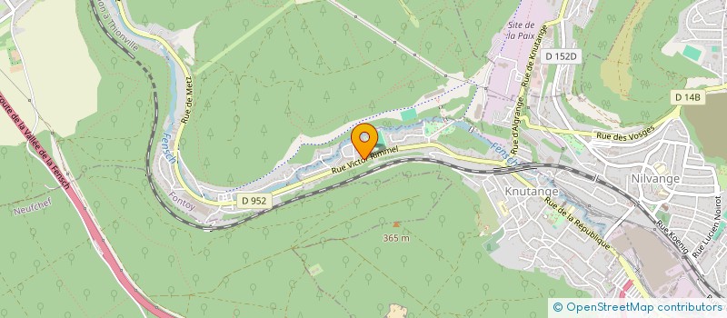 localisation de l'entreprise MONSIEUR FERDINAND SPECK  KNUTANGE