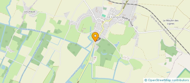 localisation de l'entreprise MONSIEUR FERDINAND TRICHET  LE LANGON