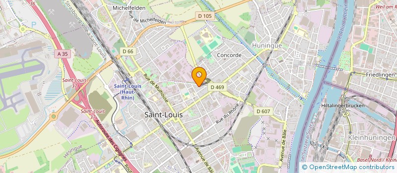 localisation de l'entreprise MONSIEUR FERDINANDO PELUSO SANTANA  SAINT-LOUIS