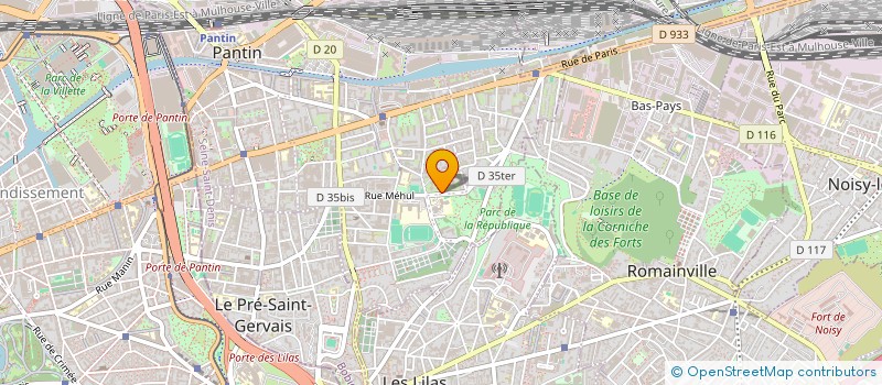 localisation de l'entreprise MONSIEUR FEREIDOUN ZOLFAGHARI à PANTIN