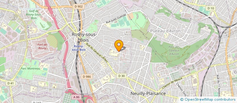 localisation de l'entreprise MONSIEUR FERENG STEIGERVALD à ROSNY-SOUS-BOIS