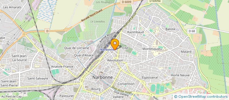 localisation de l'entreprise MONSIEUR FERES ZOUANI à NARBONNE