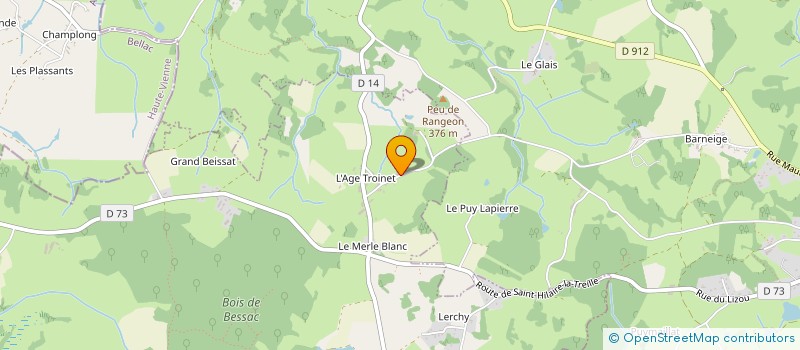 localisation de l'entreprise MONSIEUR FERGAL CONNAUGHTON à SAINT-MAURICE-LA-SOUTERRAINE