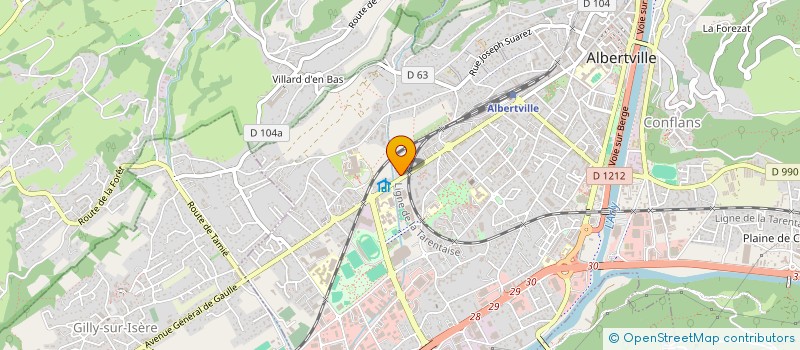 localisation de l'entreprise MONSIEUR FERHAT AYDOGAN  ALBERTVILLE