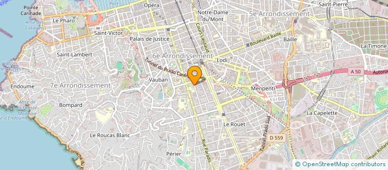 localisation de l'entreprise MONSIEUR FERHAT BAZI à MARSEILLE