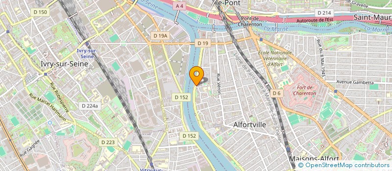 localisation de l'entreprise MONSIEUR FERHAT BEDDEK à ALFORTVILLE