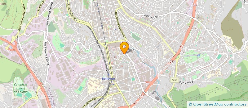 localisation de l'entreprise MONSIEUR FERHAT BOUDJELIL  SAINT-ETIENNE