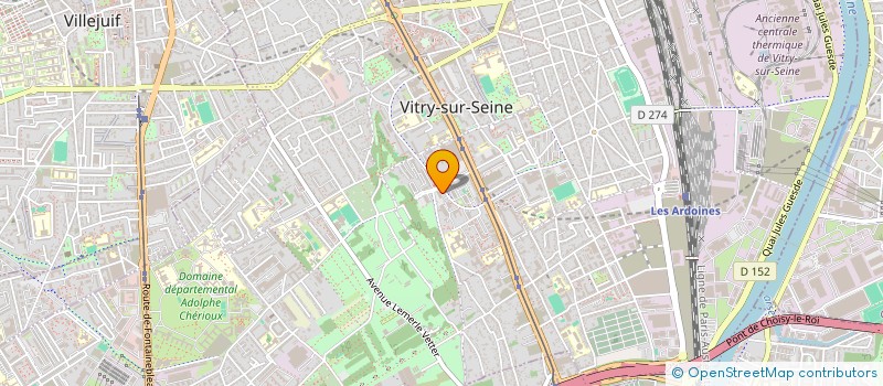 localisation de l'entreprise MONSIEUR FERHAT CHACHOUA  VITRY-SUR-SEINE