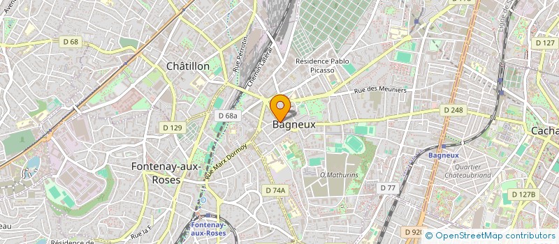 localisation de l'entreprise MONSIEUR FERHAT DADACHE à BAGNEUX