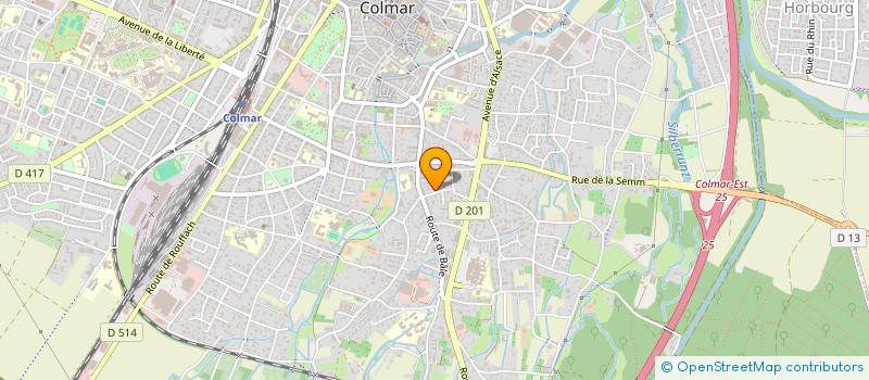 localisation de l'entreprise MONSIEUR FERHAT GUNES  COLMAR