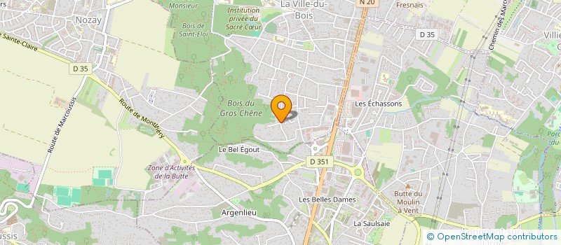 localisation de l'entreprise MONSIEUR FERHAT HADDADI  LA VILLE-DU-BOIS