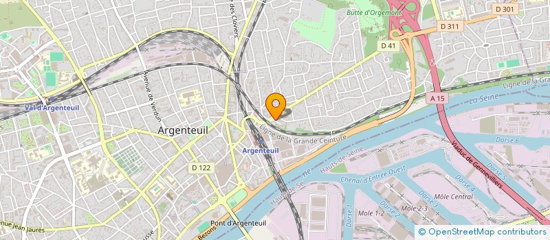 localisation de l'entreprise MONSIEUR FERHAT HAMMI  ARGENTEUIL