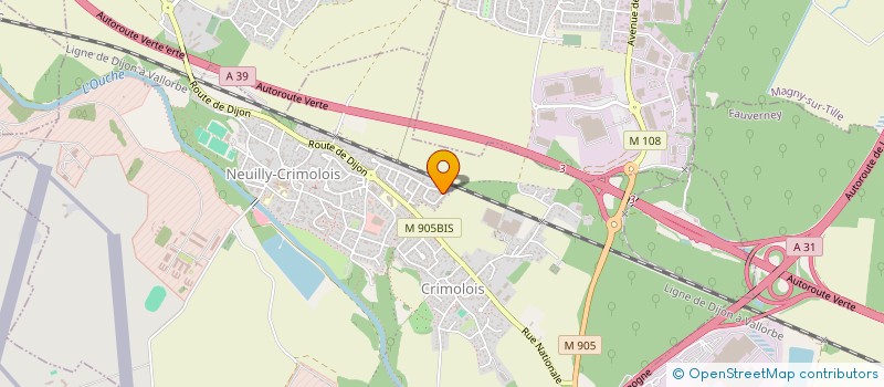 localisation de l'entreprise MONSIEUR FERHAT KARAPINAR  NEUILLY-CRIMOLOIS