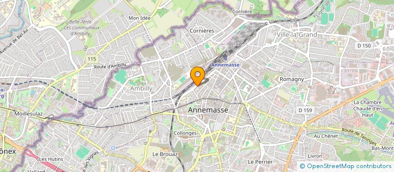 localisation de l'entreprise MONSIEUR FERHAT KERBOUA  ANNEMASSE