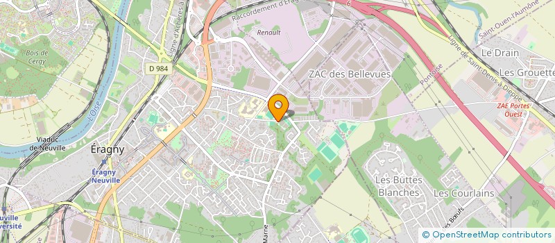 localisation de l'entreprise MONSIEUR FERHAT KICHOU  ERAGNY