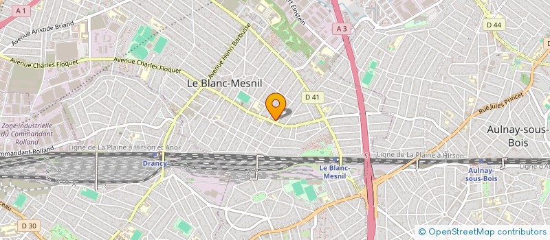 localisation de l'entreprise MONSIEUR FERHAT MOUMOU à LE BLANC-MESNIL