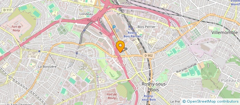 localisation de l'entreprise MONSIEUR FERHAT OUALLI à ROSNY-SOUS-BOIS