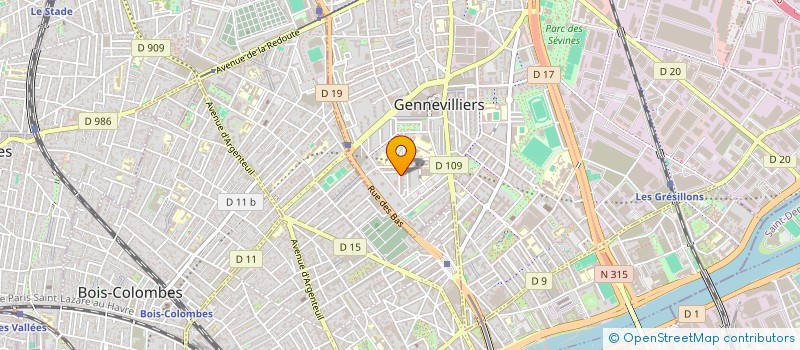 localisation de l'entreprise MONSIEUR FERHAT OUKLI à GENNEVILLIERS