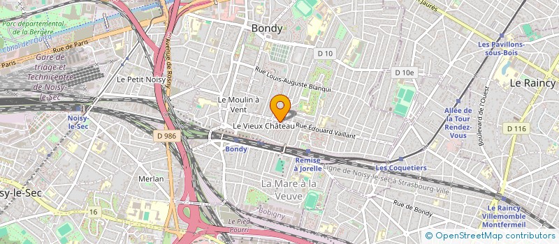 localisation de l'entreprise MONSIEUR FERHAT SOUKANE  BONDY