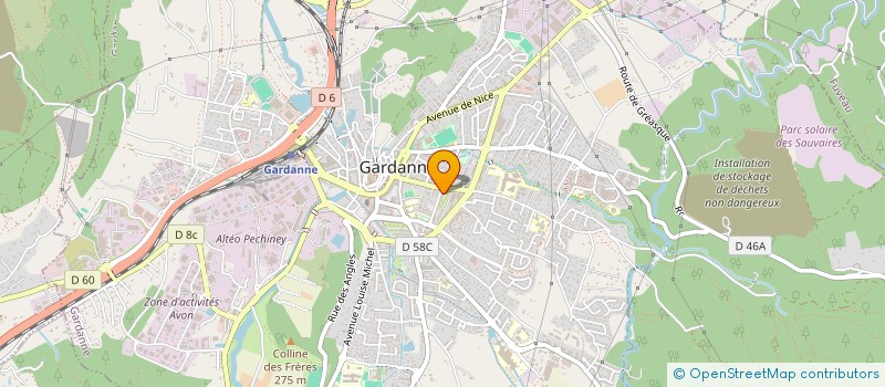 localisation de l'entreprise MONSIEUR FERID BOUSBIH à GARDANNE