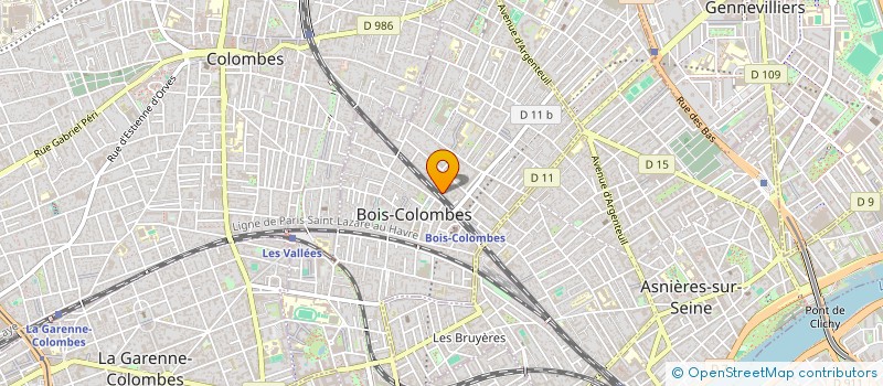 localisation de l'entreprise MONSIEUR FERID CHAHED à BOIS-COLOMBES