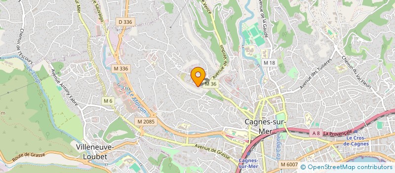 localisation de l'entreprise MONSIEUR FERID VOKSHI à CAGNES-SUR-MER