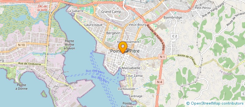 localisation de l'entreprise MONSIEUR FERIE SAME à POINTE A PITRE