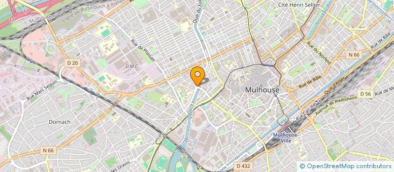 localisation de l'entreprise MONSIEUR FERIT SARISOY  MULHOUSE