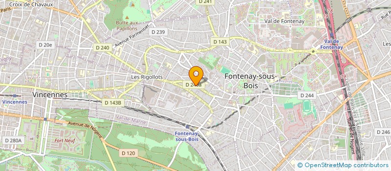 localisation de l'entreprise MONSIEUR FERKUS BELANGER à FONTENAY-SOUS-BOIS