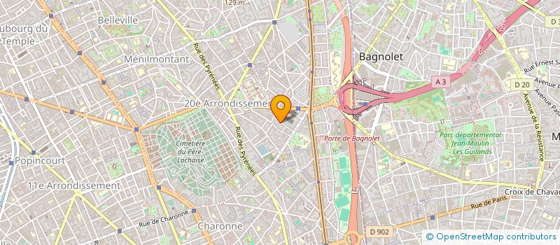 localisation de l'entreprise MONSIEUR FERMIN FEMENIA  PARIS