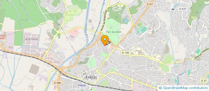 localisation de l'entreprise MONSIEUR FERNAND ANGST à FREJUS