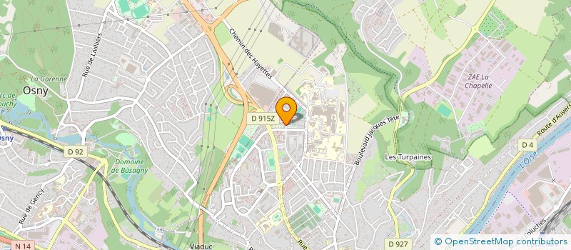 localisation de l'entreprise MONSIEUR FERNAND BEAUMIER à PONTOISE