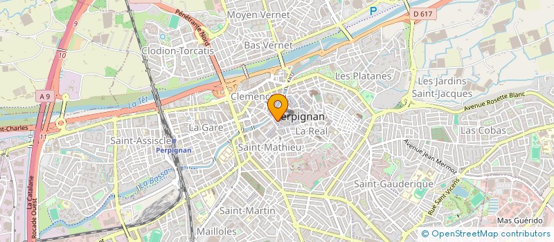 localisation de l'entreprise MONSIEUR FERNAND BENADI à PERPIGNAN