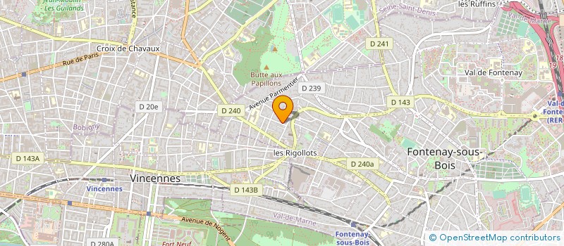 localisation de l'entreprise MONSIEUR FERNAND BERTEMES à FONTENAY-SOUS-BOIS