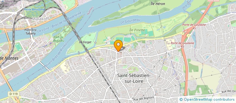 localisation de l'entreprise MONSIEUR FERNAND BIELLE BIDALOT à SAINT-SEBASTIEN-SUR-LOIRE