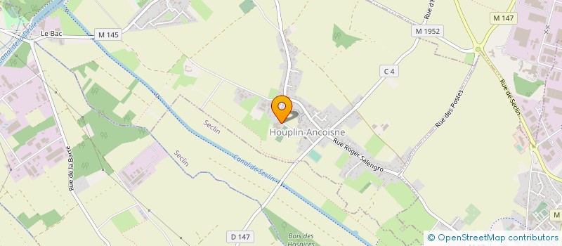 localisation de l'entreprise MONSIEUR FERNAND BLEUZE  HOUPLIN-ANCOISNE