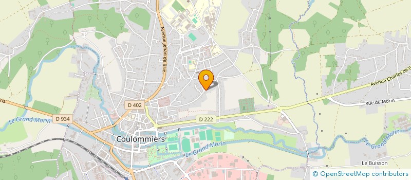 localisation de l'entreprise MONSIEUR FERNAND BOULANGER à COULOMMIERS