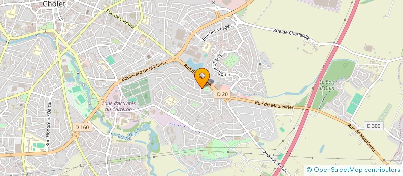 localisation de l'entreprise MONSIEUR FERNAND BOULEAU  CHOLET