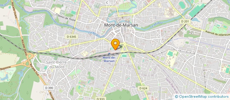 localisation de l'entreprise MONSIEUR FERNAND BOUYTAUD  MONT-DE-MARSAN