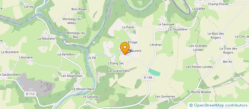 localisation de l'entreprise MONSIEUR FERNAND BRANCHERIE  SAINT-LEONARD-DES-BOIS